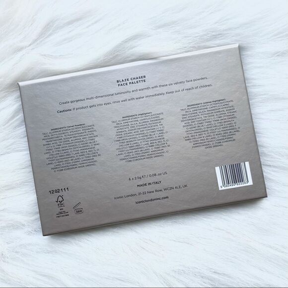 Iconic London Blaze Chaser Face Palette Full Size - Picture 3 of 4